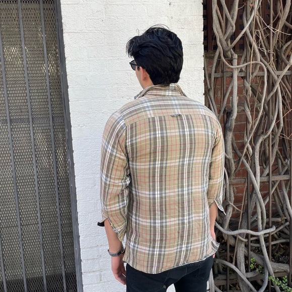 Vintage mens west creek plaid flannel jacket size small / in fair condition - Picture 5 of 5